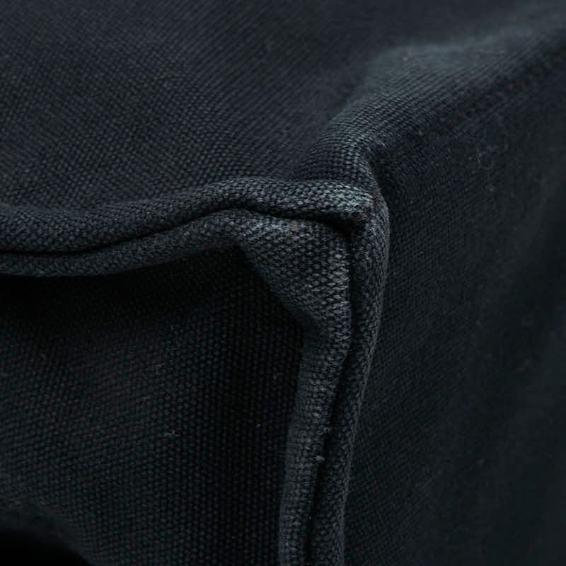 Hermes Fourre Tout MM Tote Black Gray Canvas — view 7