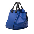 Loewe Anagram Hammock Small 2-Way Shoulder Bag Blue Leather — view 2