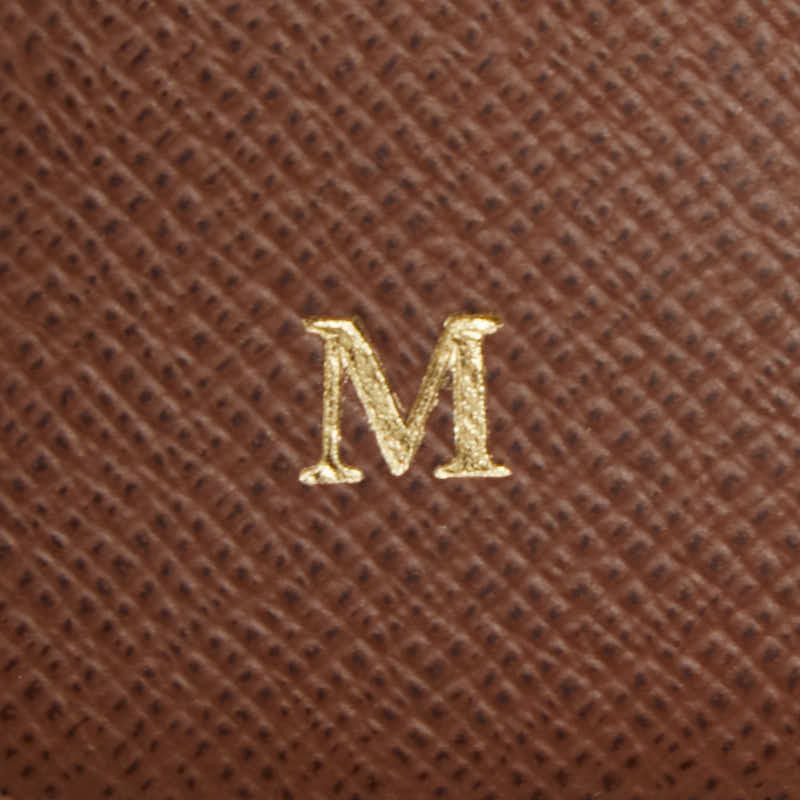 Louis Vuitton Monogram Agenda MM Notebook Cover Brown Leather — view 9