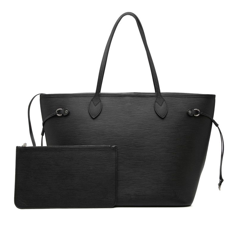 Louis Vuitton Epi Neverfull MM Tote Noir Leather — view 7