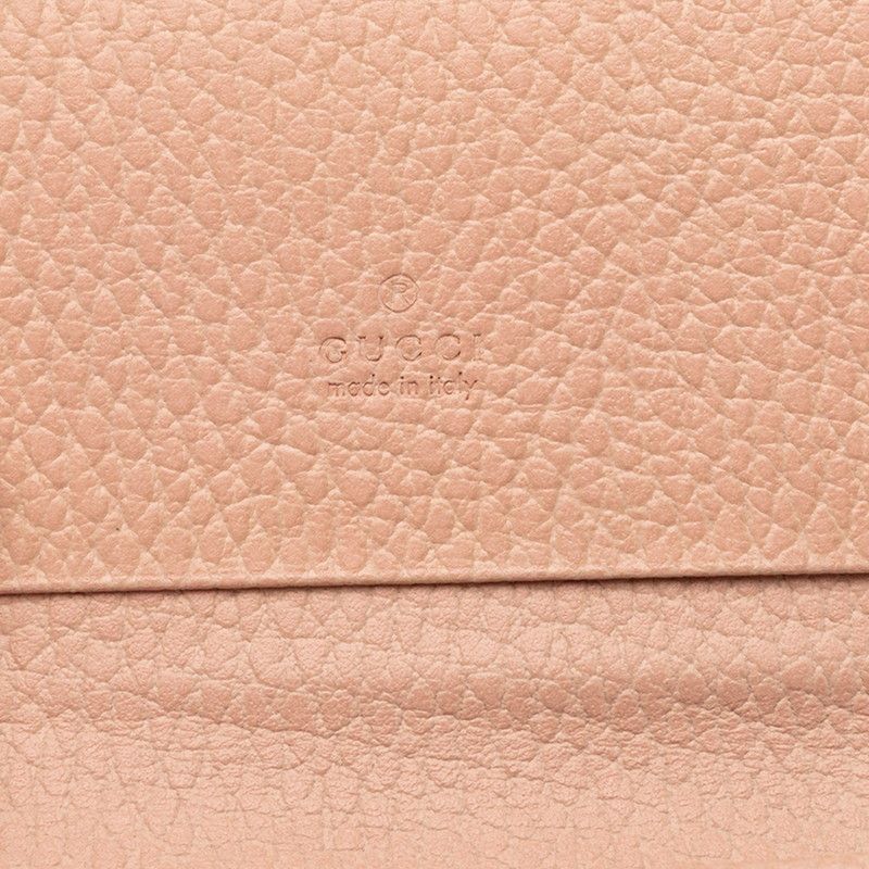 Gucci GG Marmont Card Case Pink Leather — view 7