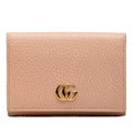 Gucci GG Marmont Card Case Pink Leather