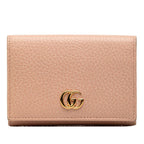 Gucci GG Marmont Card Case Pink Leather