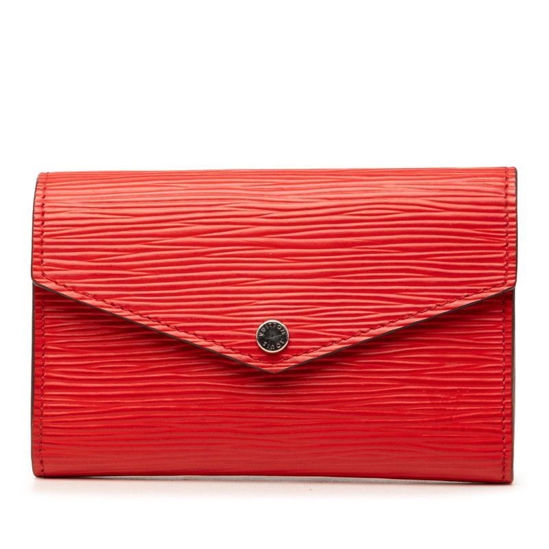 Louis Vuitton Epi Cles Hus Rabat Coin Purse Red Leather