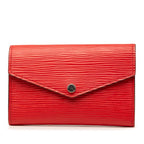 Louis Vuitton Epi Cles Hus Rabat Coin Purse Red Leather