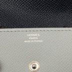 Hermes le Van Quatre Coin Purse Gray Veau Epsom — view 6