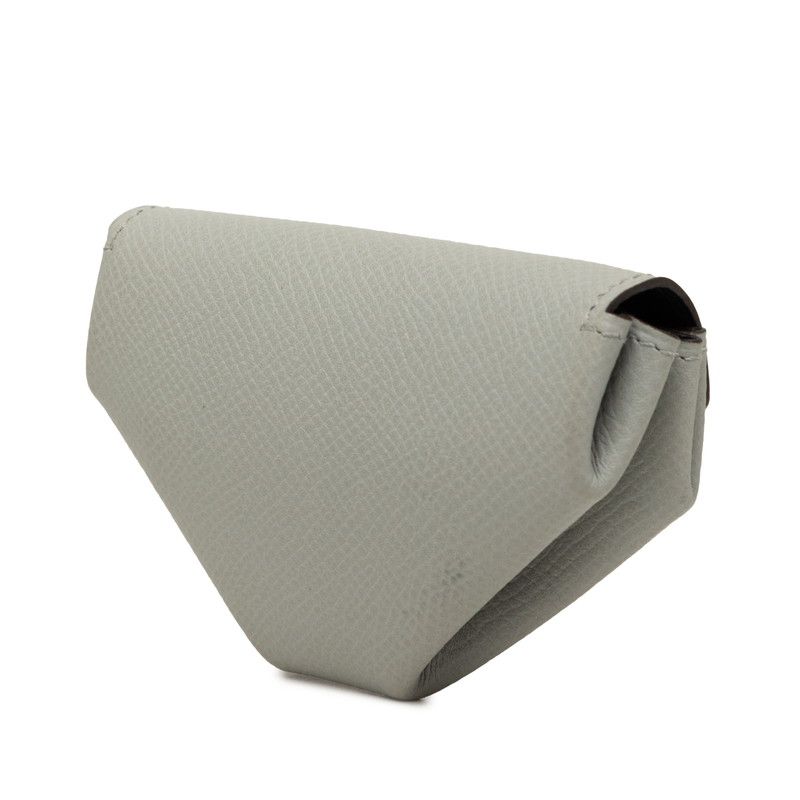 Hermes le Van Quatre Coin Purse Gray Veau Epsom — view 2