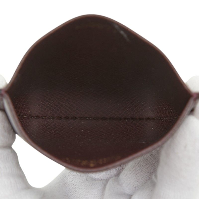 Louis Vuitton Taiga Etui 3 Robusto Cigarette Case Acajou Wine Red Leather — view 9