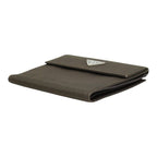 Prada Bifold Wallet Khaki Green Nylon Leather — view 4