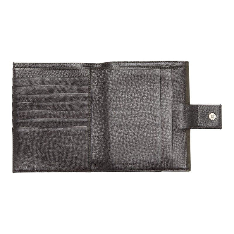 Prada Bifold Wallet Khaki Green Nylon Leather — view 8