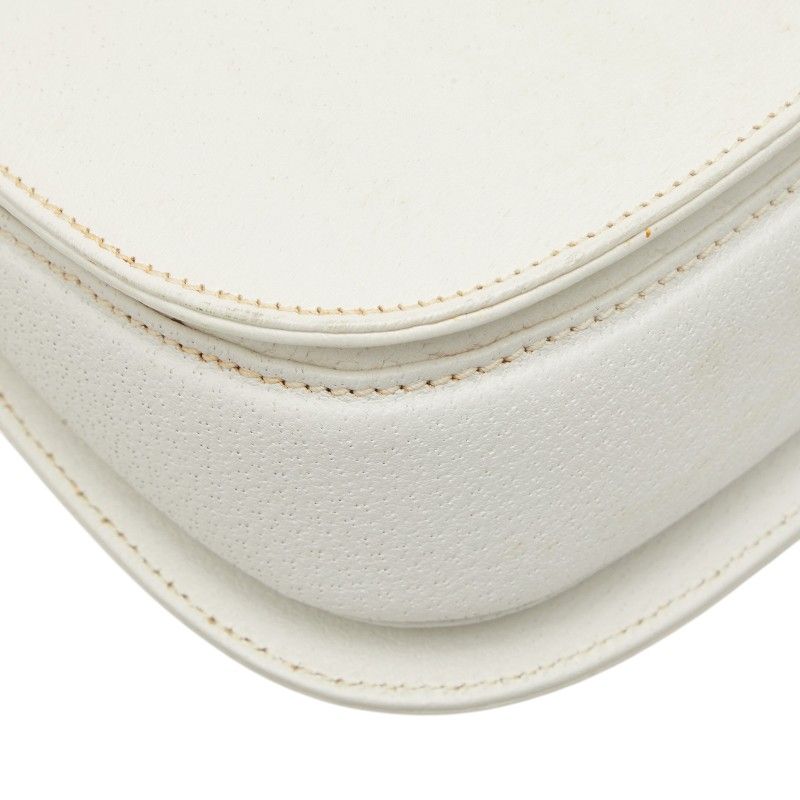 Gucci Bambu 2-Way Shoulder Bag 000 White Leather — view 7