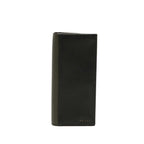 Prada Logo Wallet Black Green Saffiano Leather