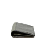 Prada Logo Wallet Black Green Saffiano Leather — view 3