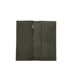 Prada Logo Wallet Black Green Saffiano Leather — view 5