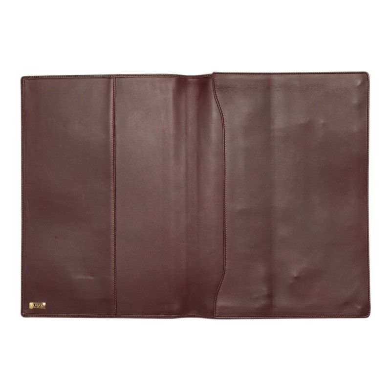 Gucci Document Case Wine Red Bordeaux Leather 1 Shoulder — view 6