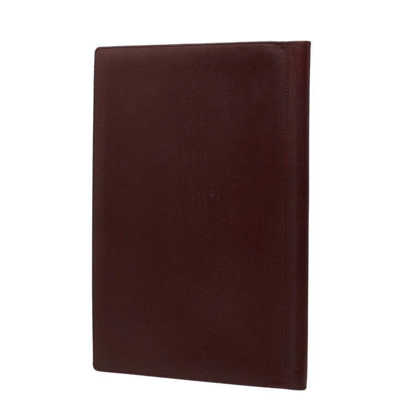 Gucci Document Case Wine Red Bordeaux Leather 1 Shoulder — view 2