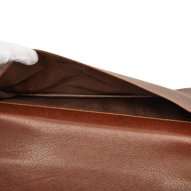 Gucci Document Case Brown Leather 1 Shoulder — view 9