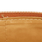 Dior CD Logo Pouch Vanity Case Brown Leather — view 8