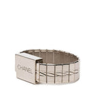 Chanel Vintage Belt Bracelet 98 Silver Metal — view 2