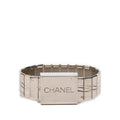 Chanel Vintage Belt Bracelet 98 Silver Metal