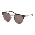 Gucci Cat Eye Sunglasses Silver Black Gold Metal Acetate 1- Eyewear
