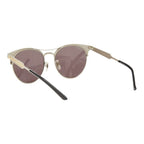Gucci Cat Eye Sunglasses Silver Black Gold Metal Acetate 1- Eyewear — view 2