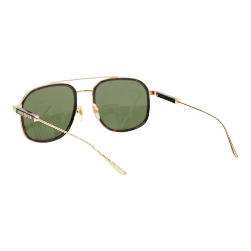 Gucci Asia Fit Sunglasses 002 Brown Gold Acetate Plated 1- Eyewear — view 2