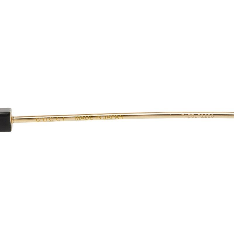 Gucci Asia Fit Sunglasses 002 Brown Gold Acetate Plated 1- Eyewear — view 6