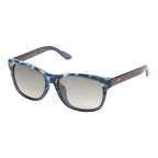 Gucci Asian Fit Logo Sunglasses Blue Purple Acetate 1- Eyewear