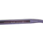 Gucci Asian Fit Logo Sunglasses Blue Purple Acetate 1- Eyewear — view 6
