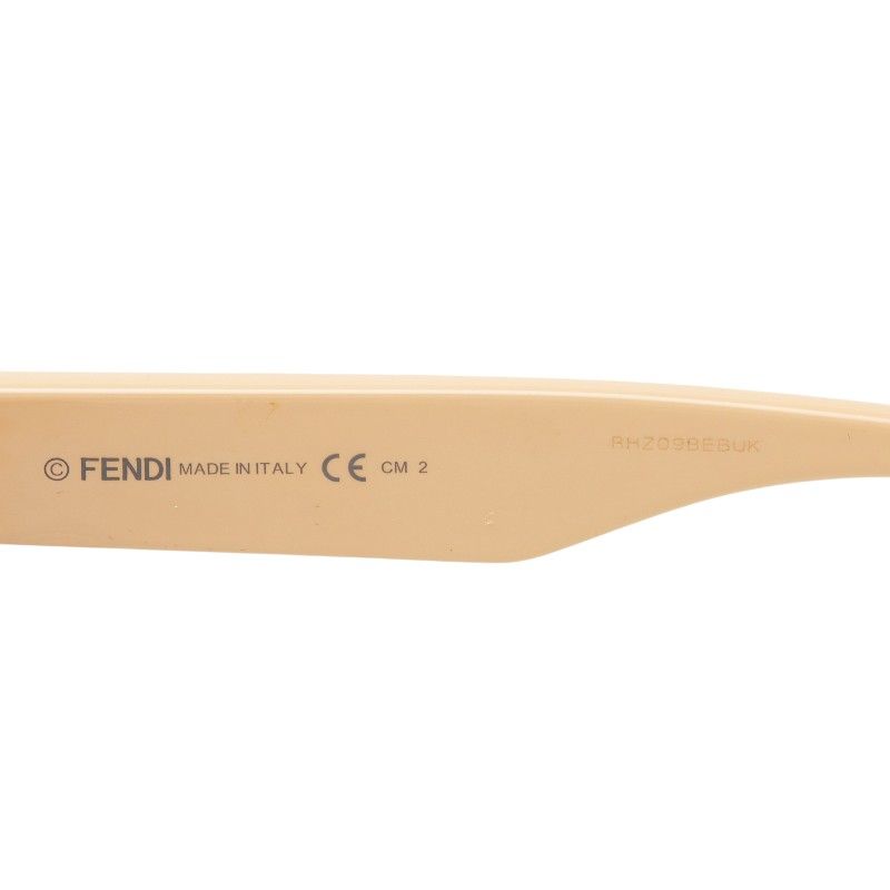 Fendi Cat Eye Gradient Sunglasses Beige Brown Acetate 1- Eyewear — view 6