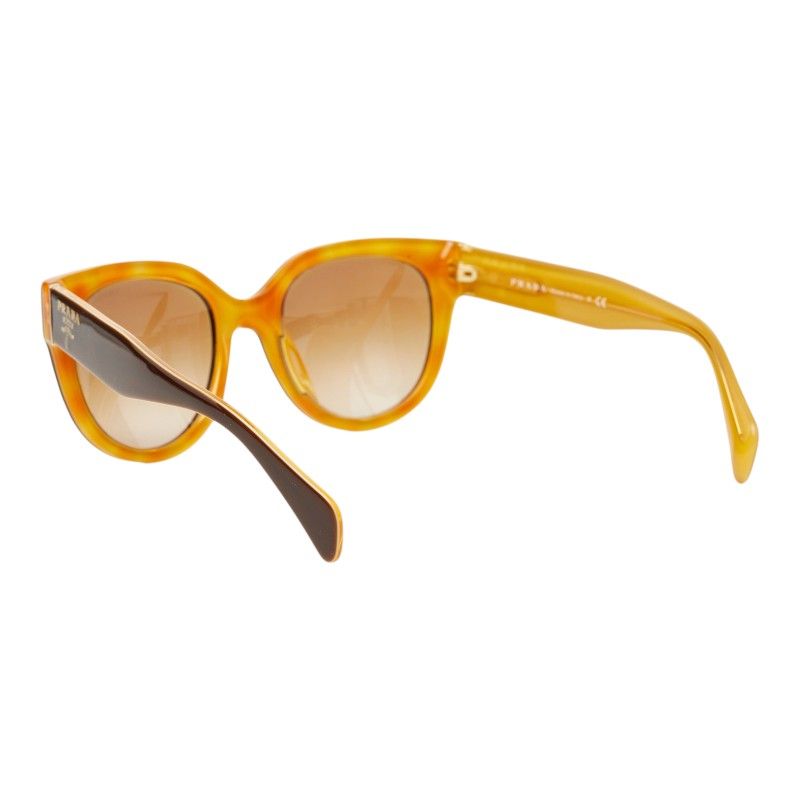 Prada Logo Gradation Sunglasses Brown Acetate 1- Eyewear — view 2