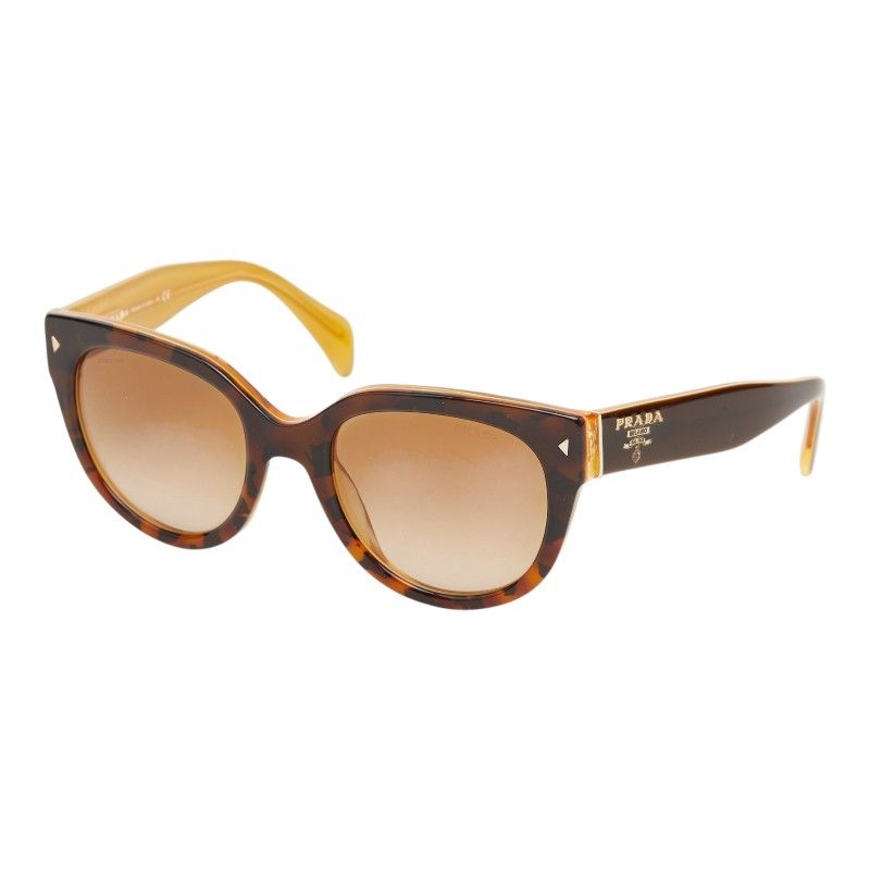 Prada Logo Gradation Sunglasses Brown Acetate 1- Eyewear
