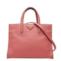 Prada Shoulder Bag Pink Saffiano Leather