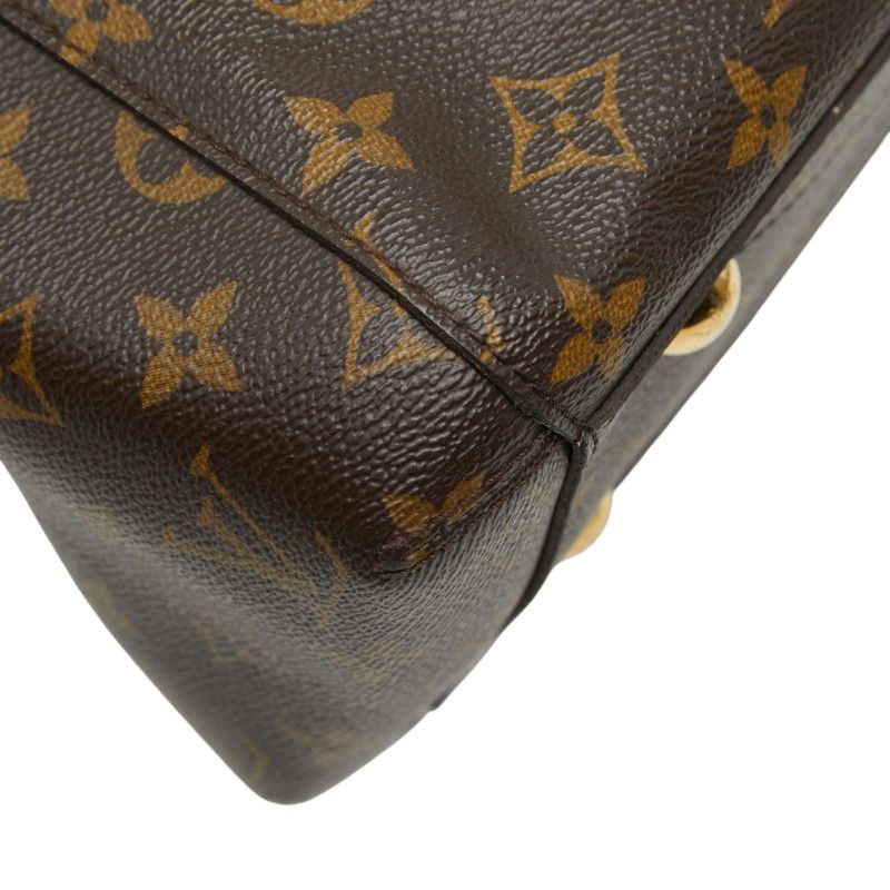Louis Vuitton Monogram Montaigne MM 2-Way Shoulder Bag Brown Leather — view 5