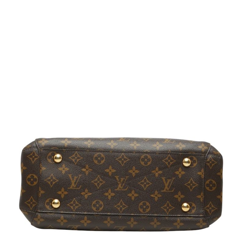 Louis Vuitton Monogram Montaigne MM 2-Way Shoulder Bag Brown Leather — view 3