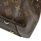 Louis Vuitton Monogram Montaigne MM 2-Way Shoulder Bag Brown Leather — view 6