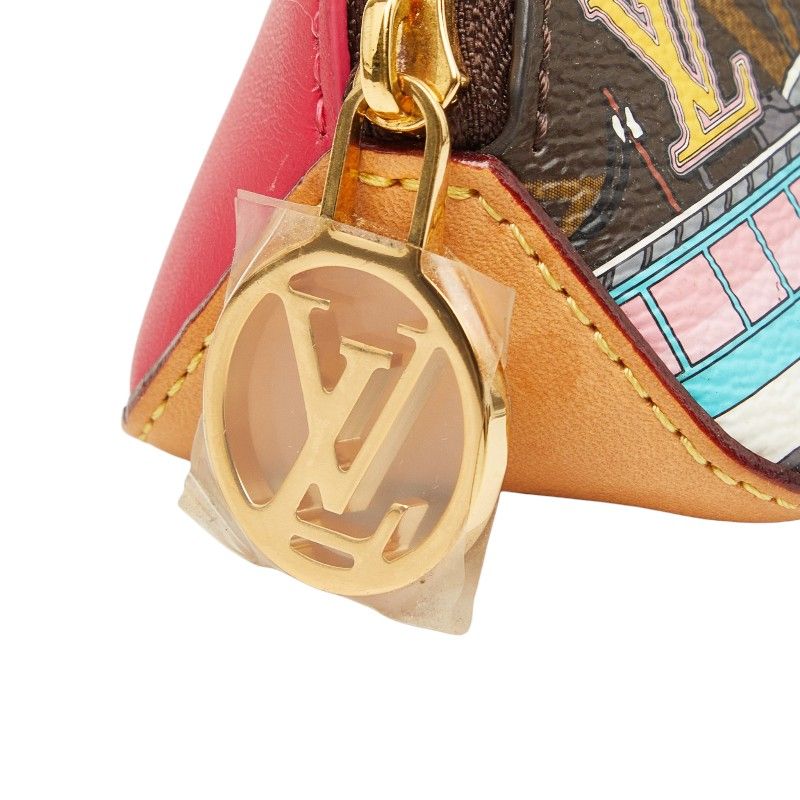 Louis Vuitton Monogram Trousse Elisabeth Vivienne Pen Case Brown Multicolor — view 6