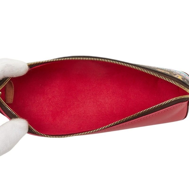 Louis Vuitton Monogram Trousse Elisabeth Vivienne Pen Case Brown Multicolor — view 7