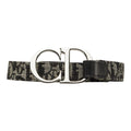 Dior Trotter CD Logo Buckle 70 Black White Canvas Leather 1- Belt