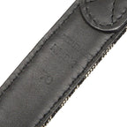 Dior Trotter CD Logo Buckle 70 Black White Canvas Leather 1- Belt — view 6