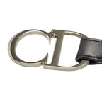 Dior Trotter CD Logo Buckle 70 Black White Canvas Leather 1- Belt — view 4