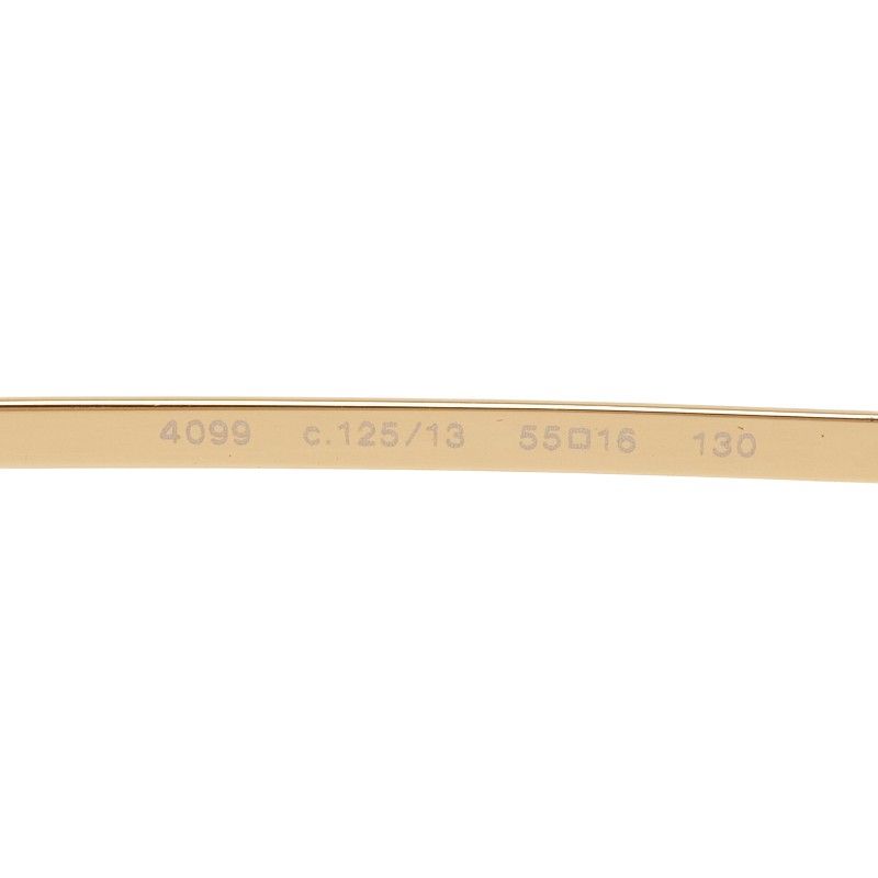 Chanel CC Logo Sunglasses Brown Gold Acetate Plated 1- Eyewear — view 5