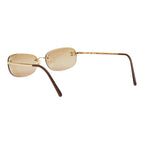 Chanel CC Logo Sunglasses Brown Gold Acetate Plated 1- Eyewear — view 2