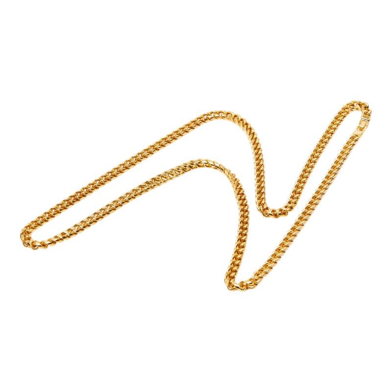 Dior Long Chain Necklace Gold Plated — view 3