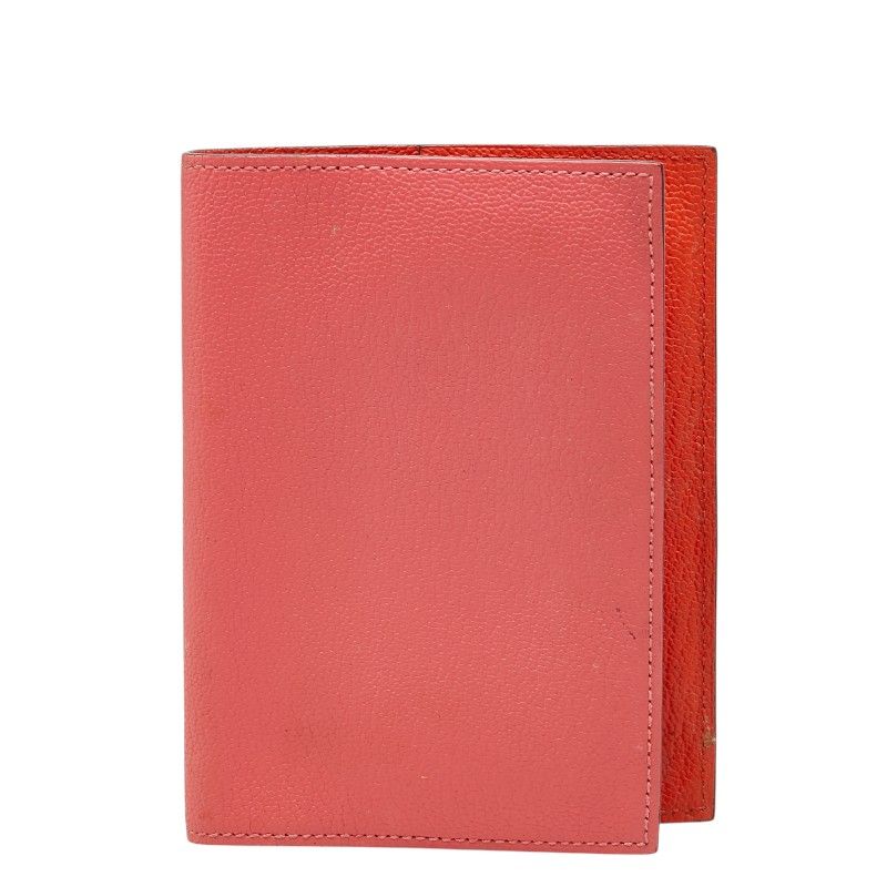 Hermes Agenda GM Notebook Cover Pink Chevre