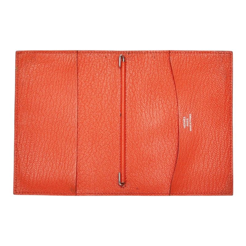 Hermes Agenda GM Notebook Cover Pink Chevre — view 6