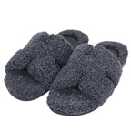Hermes Izmir Motif Fleece Flat Sandals