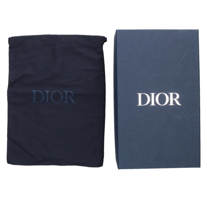 Dior Oblique All Over Leather Loafers Shoes — view 5