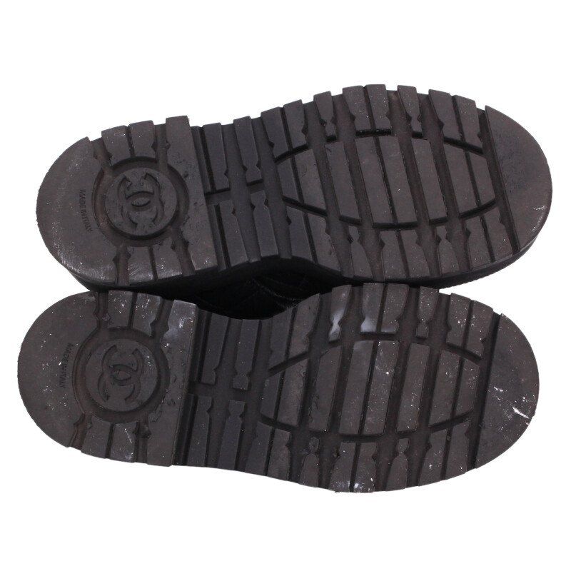 Chanel Quilted Boot Black — view 3